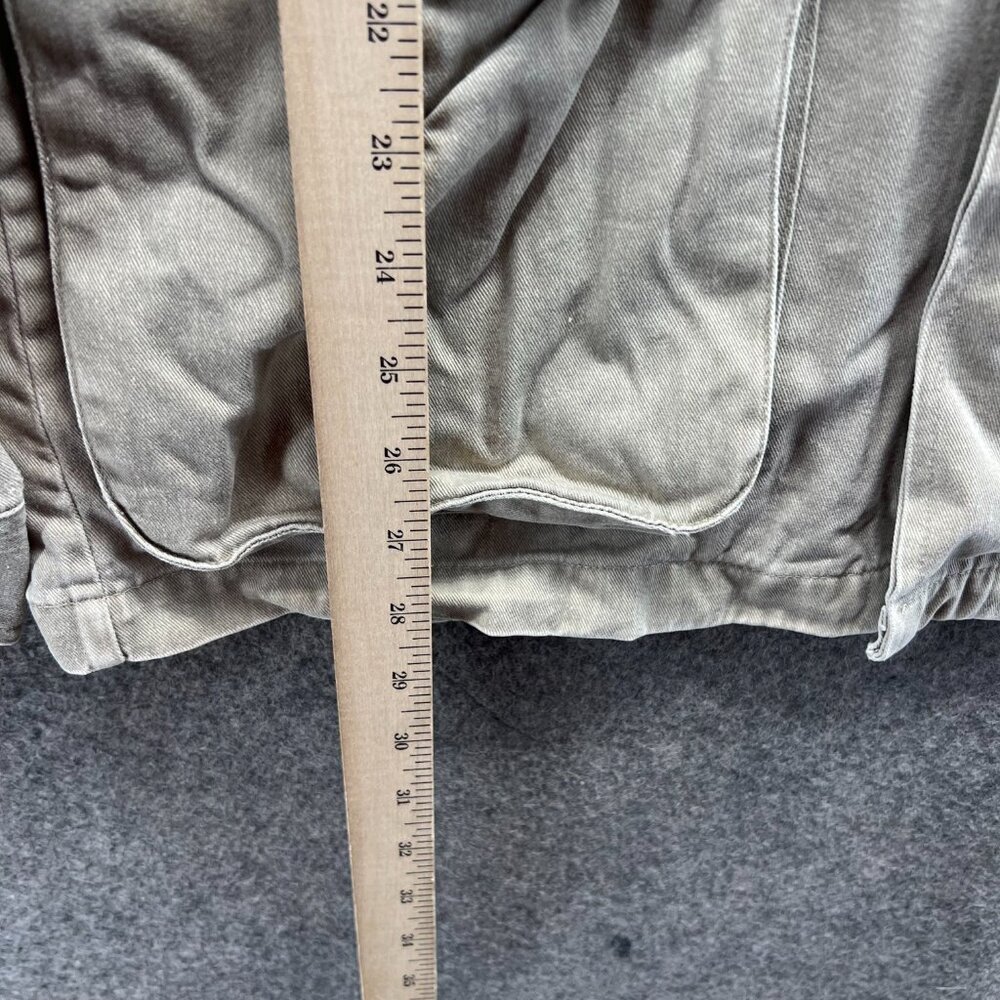Orvis Jacket Men Small Adult Khaki Full Zip Tan Beige Trench Coat Canvas Cotton - Picture 6 of 12